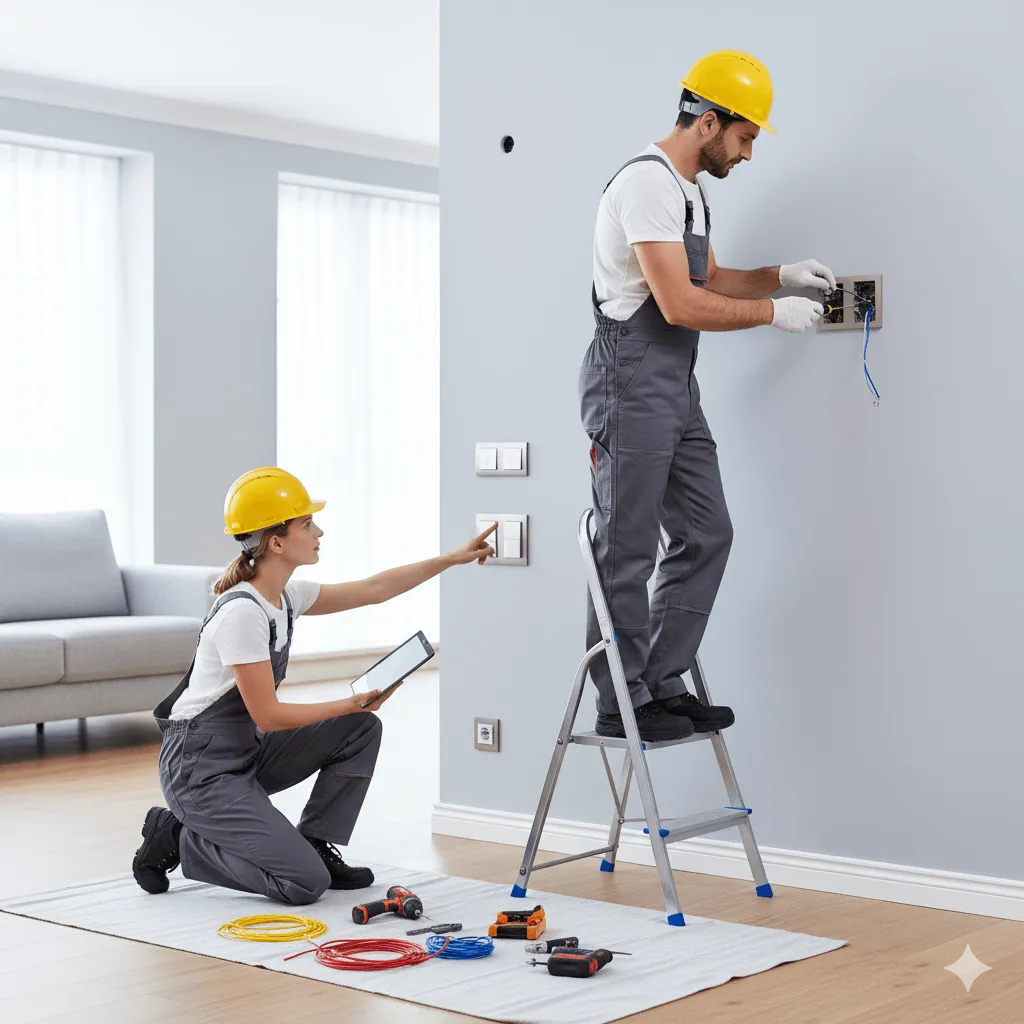 Instalacja osprzętu elektrycznego