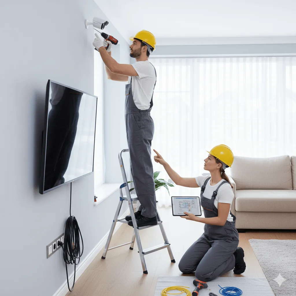 Montaż systemów alarmowych