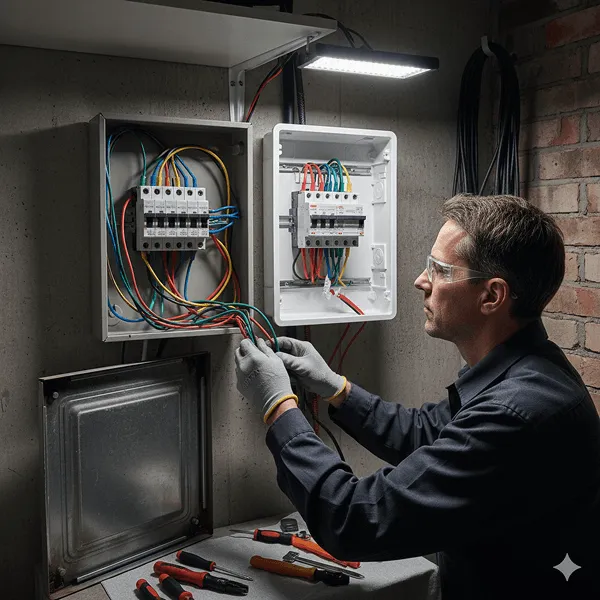 Wymiana rozdzielnicy w mieszkaniu